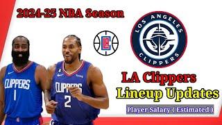 LA Clippers lineup updates NBA 2024-25 Season | Los Angeles Clippers Rosters 2024