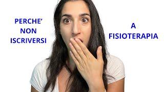 4 motivi per non fare il fisioterapista