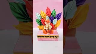 Easy DIY Ganpati Festival Decor #ganesha #ganpatidecoration #ganeshfestival #ganesha_status #viral