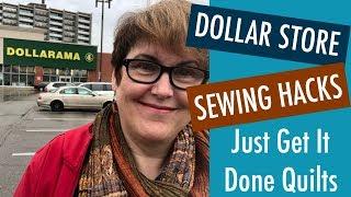  BEGINNER SEWING - 10 BUDGET SEWING HACKS FROM THE DOLLAR STORE 