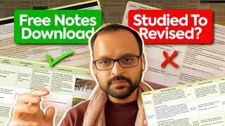 Download Free Notes  But Link them with PYQs  | FREE Webinar