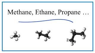 Methane, Ethane, Propane, Butane, Pentane ...