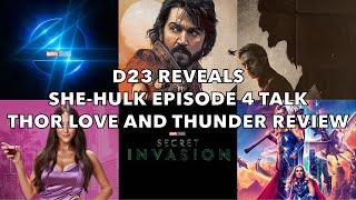 FANBOY CANTINA LIVE: D23 NEWS, SHE-HULK EPISODE 4, THOR LOVE AND THUNDER REVIEW AND SPOILER TALK