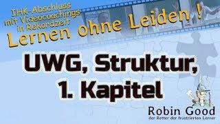 UWG, Struktur, 1. Kapitel | Gesetz gegen den unlauteren Wettbewerb