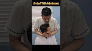 턱관절 카이로프랙틱 manipulation seated TMJ adjustment #카이로프랙틱 #tmjadjustment #턱관절교정 #chiropractic #jawbone