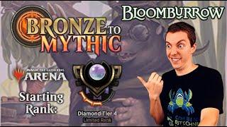  Bronze To Mythic: Episode 18 - Starting Rank: Diamond 4 - MTG Arena:  Bloomburrow Draft 