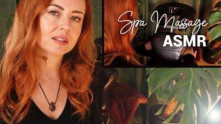 Intensely Relaxing ASMR Spa Massage  Soft Speaking, Whispers, Crunching Faux Leather & Oils