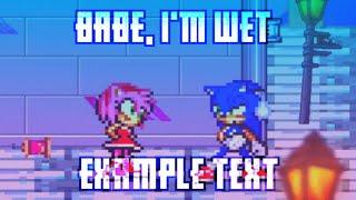 Babe, I'm wet meme in Sprite Animation |