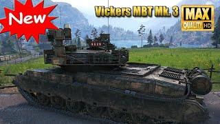 НОВЫЙ британский наградной танк "Vickers MBT Mk. 3" - World of Tanks