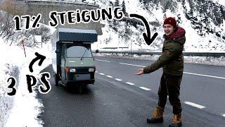 Über die ALPEN mit 3 PS?! | Das Kleinste Wohnmobil der Welt Folge 13