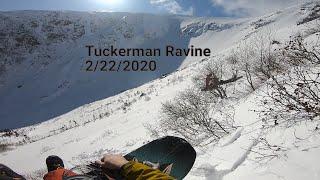 Sluice, Right Gully, Lobster Claw : : Tuckerman Ravine 2/22/2020