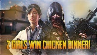 GIRLS PLAYING PUBG// TWO Girls Win Chicken Dinner// LIVESTREAM highlights //PUBG Mobile