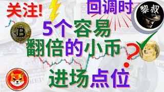 狗狗币 分析|shib币 分析系列：比特币 和 ETH 今年都不可能翻倍，那么今天介绍5个小币他们是否有可能翻倍呢？我们拭目以待。  | 比特币 分析|shib