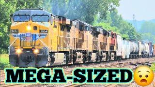 COLOSSAL SIZED TRAINS ON THE MAINS WITH MEGA POWER!