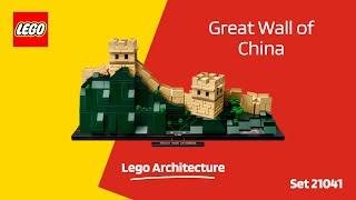 How to build The stunning LEGO Great Wall of China 乐高长城