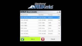 FieldGenius - Upgrade Tour V7 - RTCM Transformation Messages