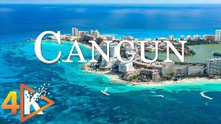 Cancun 4K - Sparkling Turquoise Seas and Golden Beaches with Relaxing Music - 4K Video Ultra HD