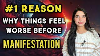 Why things feel worse before manifestation..Law of Attraction ||SparklingSouls