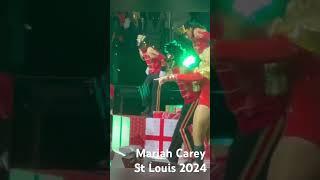 Mariah Carey singing her Christmas hit in St Louis during her 2024 tour #mariahcarey #christmas