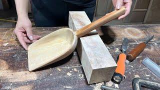 Make a big wooden spoon - Exploring the Art of Handcrafted Woodworking