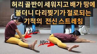 다리찢기 일타강사가 알려주는 기적의 다리찢기 전신스트레칭!