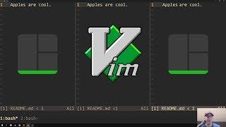Using tmux Sessions, Windows, Panes and Vim Buffers Together