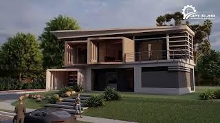 Exterior design 3D animation video| JM CAD Engineering solutions