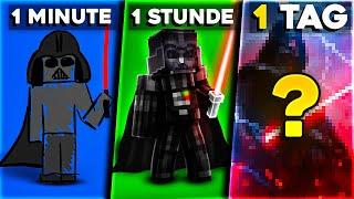 Ich code MINECRAFT BÖSEWICHTE in 1 Minute, 1 Stunde und 1 Tag