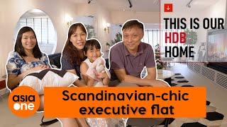 This is Our HDB home: Scandinavian-chic 3-Generation Executive Flat