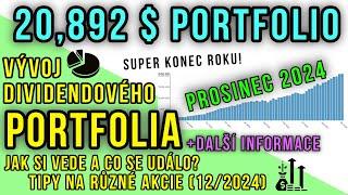 Vývoj akciového portfolia v polovině měsíce PROSINEC 2024 a kam by se dalo nyní investovat?