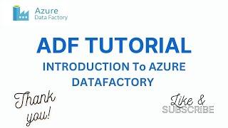 1 Introduction to Azure Data factory  #azure