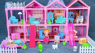 7 Minutes Satisfying with Unboxing Princess House Playset,  Cute Villa Collection ASMR | Review Toys