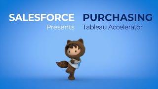 Tableau Accelerator: "Purchasing"