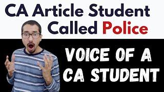 CA Direct Entry Student Harassed | Voice of a CA Article