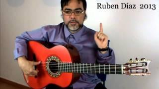 Alzapua technique 1 / Andalusian Flamenco Guitar Lessons / Paco de Lucia's tech. Ruben Diaz