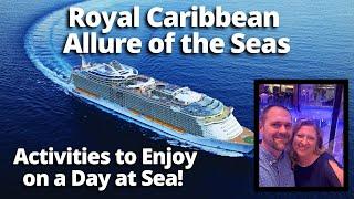 Royal Caribbean Allure of the Seas Day at Sea: Johnny Rockets, Mamma Mia, Spa Day & Crazy Quest!