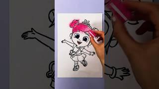Sprinkles and Sparkles! NEW way of coloring in  #funnyshorts #jill