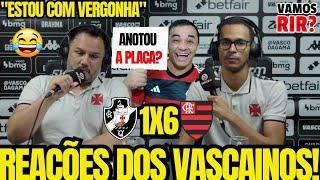 VAMOS RIR? VASCAINOS FICARAM COM VERGONHA DA HUMILHAÇÃO! VASCO 1X6 FLAMENGO 