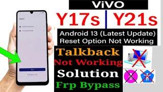 Vivo y17s Frp bypass Android 13 |  Vivo Y17s FRP Unlock | Vivo Y17s  Google Account Bypass