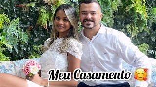 Vlog - Casamento no civil  ‍️‍️|Dia completo comigo + Comemoração  #casamento