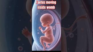 Realistic Human Anatomy Visualization Faetus movement  | 3D Organs| #science  #shorts #trending