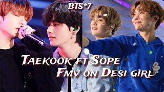 req vidTaekook/Yoonseok fmv on Desi girl|Suga ft jungkook fmv ft Taehyung ft J-hope mv hindi mix|