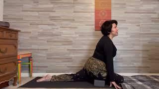 Accessing King Monkey with a Block, Yoga with Eva Bratschi