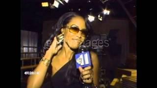 Aaliyah Backstage at BET Networks