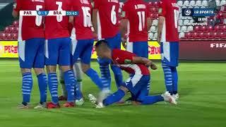 Paraguay vs Brasil (0-2)||Eliminatorias Qatar 2022 - Fecha 8 /06/21