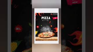 Pizza Poster Design in Canva.