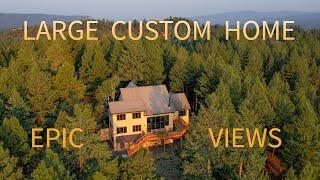 Large Custom Home with Mountain Views