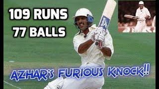 Mohammad Azharuddin 109 off 77 Balls vs South Africa 2nd Test 1996 | AZHAR'S MOST FURIOUS CENTURY!!