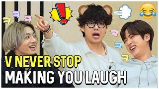 BTS KIM TAEHYUNG ไม่เคยหยุดทำให้คุณหัวเราะ