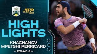 Khachanov v. Mpetshi Perricard Round 2 Highlights | Rolex Paris Masters 2024